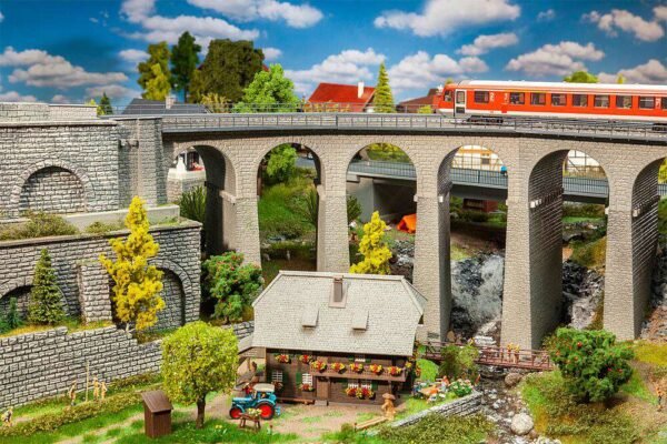 Faller 120466 Viadukt-Set, 2-gleisig, gebogen