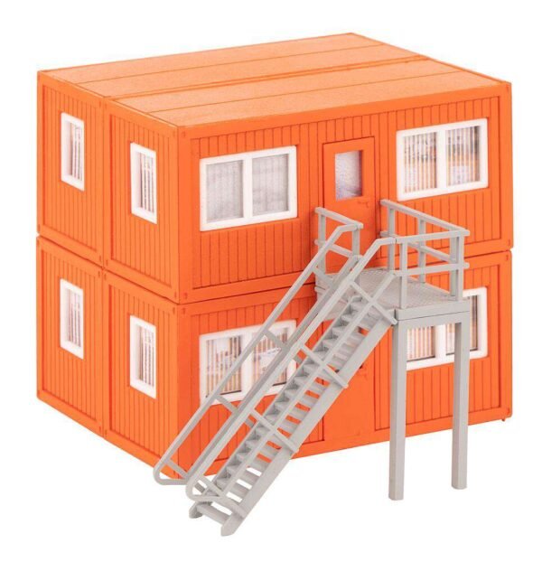 Faller 130135 4 Baucontainer, orange – Bild 2