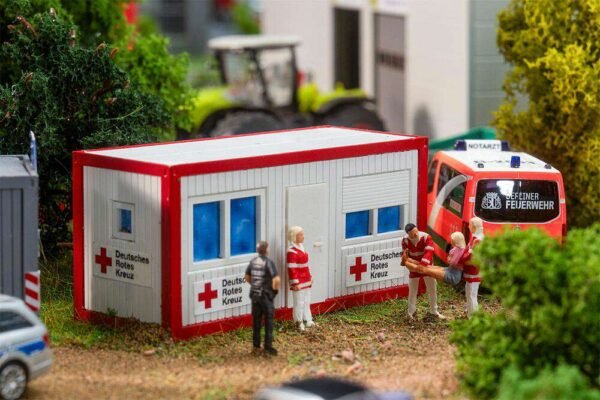 Faller 180338 Bürocontainer Polizei und DRK – Bild 2