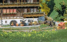 Faller 180406 4 Garten- und Feldzäune, 2360 mm