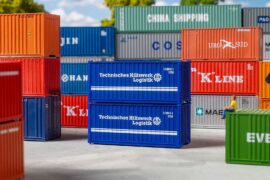 Faller 182005 20´ Container THW, 2er-Set