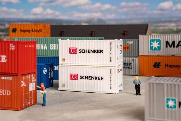 Faller 182053 20' Container DB, 2er-Set