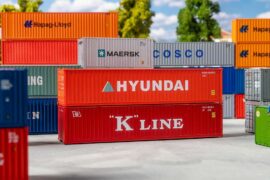 Faller 182055 40´ Container K-LINE und HYUN