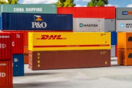 Faller 182056 40´ Container DHL und XTRA