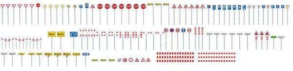 Faller 272449 Verkehrsschilder-Set