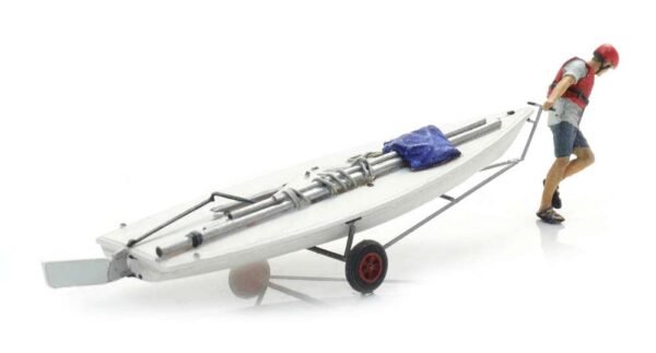 Artitec 387.595 Zeilboot Laser op aanhanger