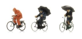 Artitec 5160037 Radfahrer im Regen (3x)
