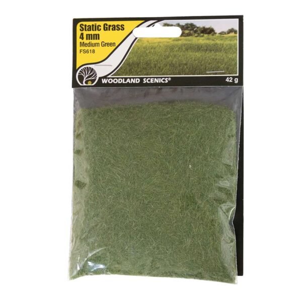 Woodland WFS618 4mm Static Grass Medium Green – Bild 2